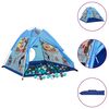 vidaXL Tienda de juegos para ni&ntilde;os con 250 bolas azul 120x120x90 cm