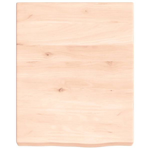 vidaXL Estante de pared madera maciza roble sin tratar 40x50x(2-6) cm