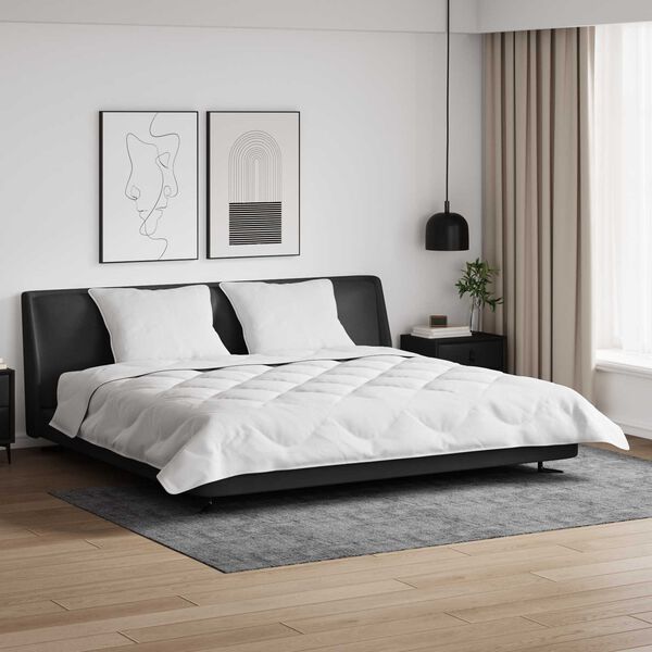 vidaXL Edred&oacute;n de Invierno con almohada 3 pcs Microfibra