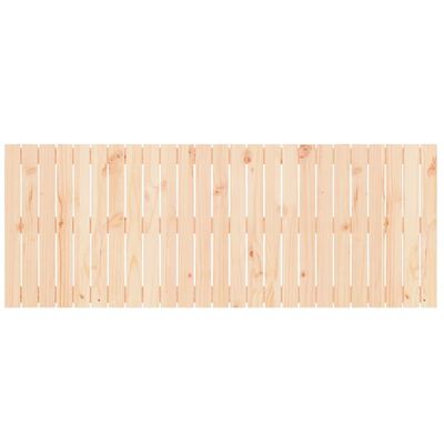 vidaXL Cabecero de cama de pared madera maciza de pino 159,5x3x60 cm