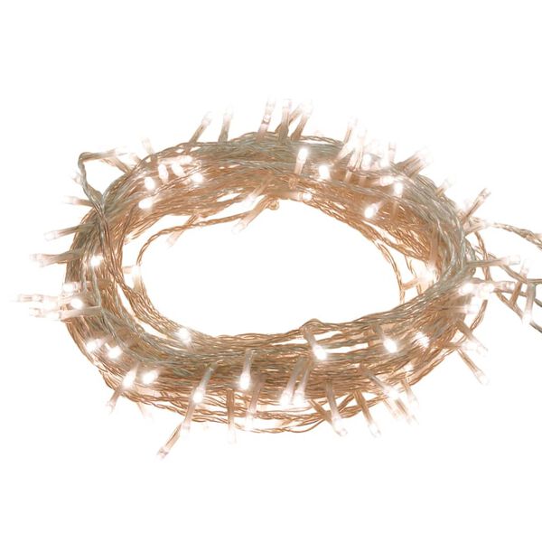 vidaXL Tira de luces con 400 LED PVC blanco cálido 40 m