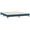 vidaXL Estructura de cama sin colch&oacute;n terciopelo azul oscuro 180x220cm