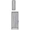vidaXL Set de muebles de baño 3 pzas madera contrachapada gris sonoma