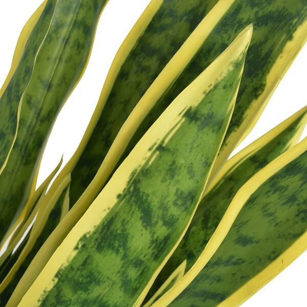 vidaXL Planta sansevieria artificial con macetero 90 cm verde