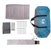vidaXL Tienda de campaña familiar túnel 7 personas impermeable azul