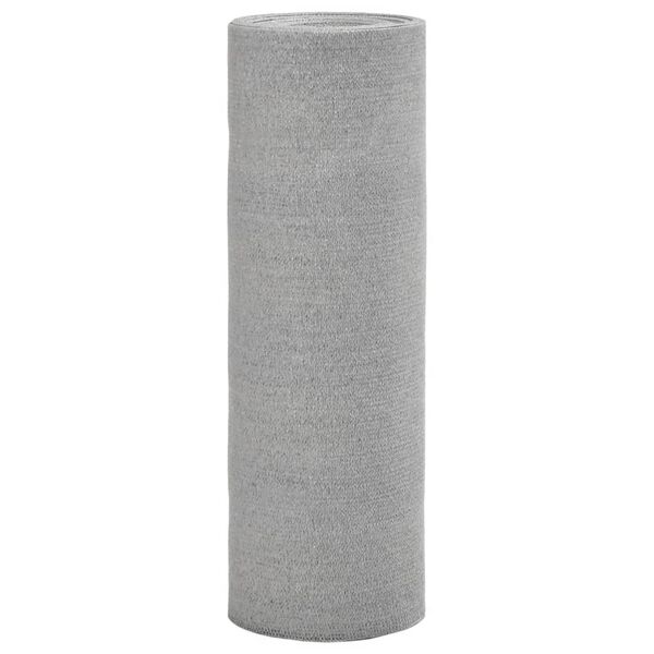vidaXL Red de privacidad HDPE gris claro 1,5x25 m 150 g/m&sup2;