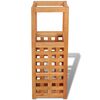 vidaXL Parag&uuml;ero 18x18x50 cm madera maciza de nogal