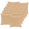 vidaXL Funda de almohada 12 uds. HOUTEN Crema 40 x 40 cm