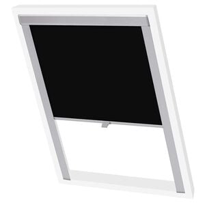vidaXL Persiana opaca enrollable negra P08/408 GGL y GGU