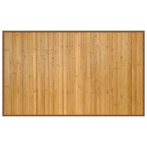 vidaXL Alfombra rectangular bamb&uacute; color natural 60x100 cm