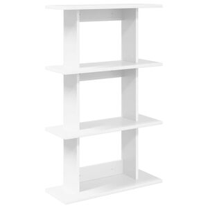 vidaXL Estante de pared Montada en la pared Blanco 56 x 20 x 90 cm