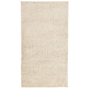 vidaXL Alfombra peluda de pelo largo moderna PAMPLONA dorado 60x110 cm
