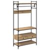vidaXL Armario Roble artisan 89 x 39 x 184.5 cm Madera contrachapada