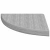 vidaXL Estante de esquina de pared MDF gris hormig&oacute;n 35x35x3,8 cm
