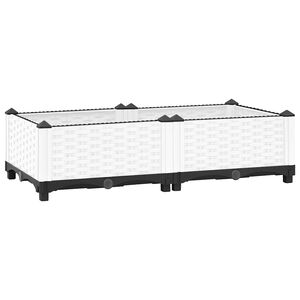 vidaXL Arriate polipropileno 80x40x23 cm