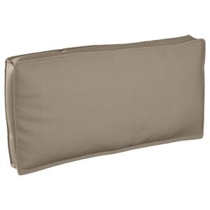 vidaXL Coj&iacute;n Tela Oxford Taup&eacute; 120 x 60 x 12 cm