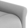 vidaXL Sill&oacute;n reclinable elevable de tela gris nube