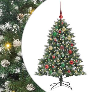 vidaXL &Aacute;rbol de Navidad artificial Verde 120 cm PVC, Pl&aacute;stico y Acero