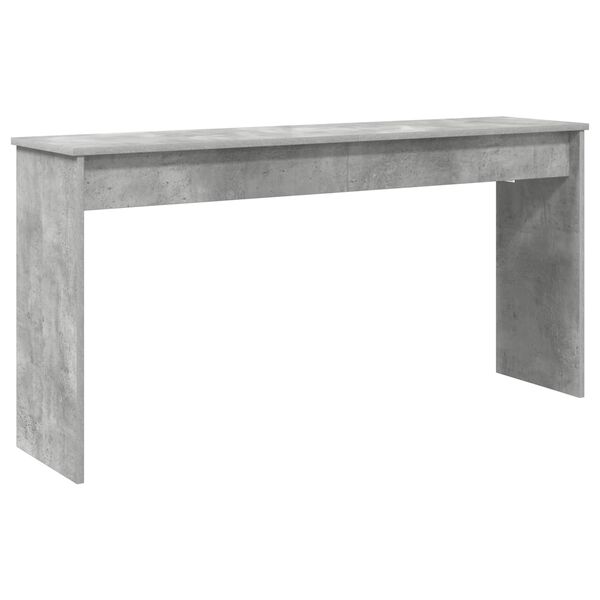 vidaXL Soporte para teclado Gris Concreto 130 x 32 x 64 cm