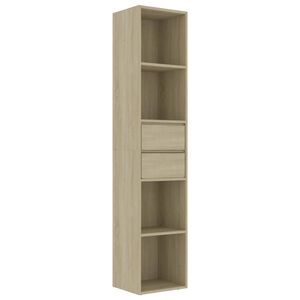 vidaXL Estanter&iacute;a madera de ingenier&iacute;a color roble Sonoma 36x30x171 cm