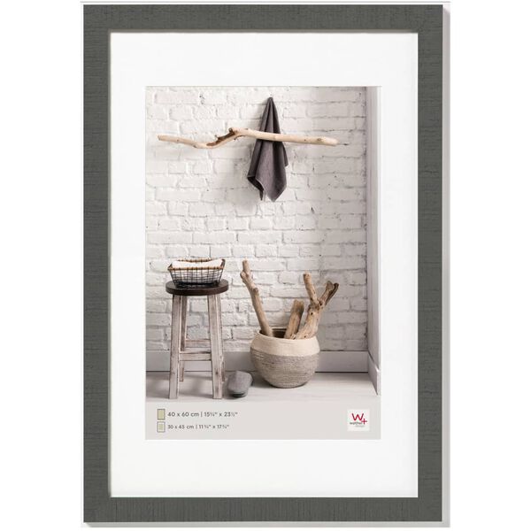 Walther Design Marco de fotos Home gris 40x60 cm
