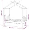 vidaXL Estructura de cama ni&ntilde;os y caj&oacute;n madera maciza blanca 70x140 cm