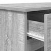 vidaXL Escritorio Gris sonoma 140 x 49 x 76 cm Madera contrachapada