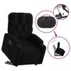 vidaXL Sillón eléctrico reclinable elevable de tela negro