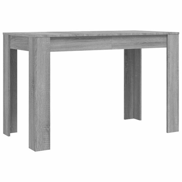 vidaXL Mesa de comedor madera de ingenier&iacute;a Sonoma gris 120x60x76 cm