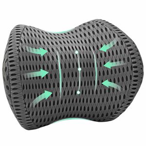 vidaXL Almohada cervical Gris Espuma Viscoel&aacute;stica 31 x 22 x 13 cm