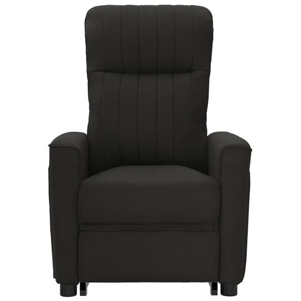 vidaXL Sill&oacute;n elevable tela negro