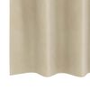 vidaXL Cortinas opacas 2 pcs Crema 140 x 225 cm Terciopelo