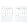 vidaXL Panel lateral de tienda para fiestas 2 uds. 200 x 195 cm Blanco