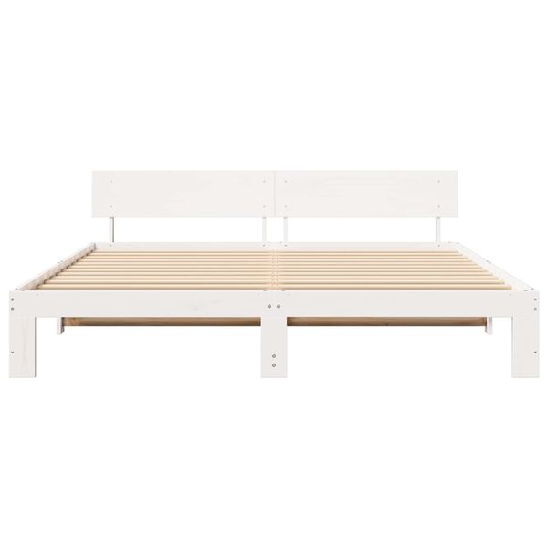 vidaXL Estructura de cama 180 x 200 cm Madera de pino macizo