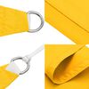 vidaXL Toldo de vela rectangular tela Oxford amarillo 3x4,5 m