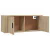 vidaXL Mueble para TV de pared roble Sonoma 100x34,5x40 cm
