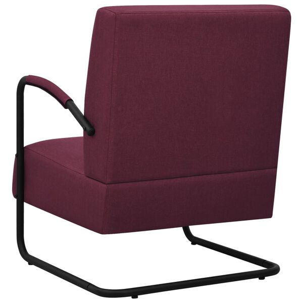 vidaXL Sill&oacute;n de tela morado