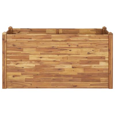 vidaXL Arriate de madera maciza de acacia 160x60x84 cm