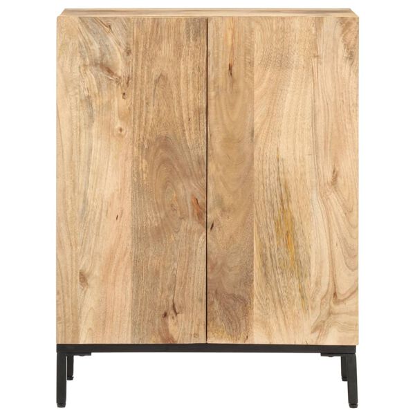 vidaXL Aparador de madera maciza de mango 60x35x77 cm