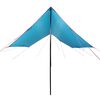 vidaXL Lona de camping impermeable azul 460x305x210 cm