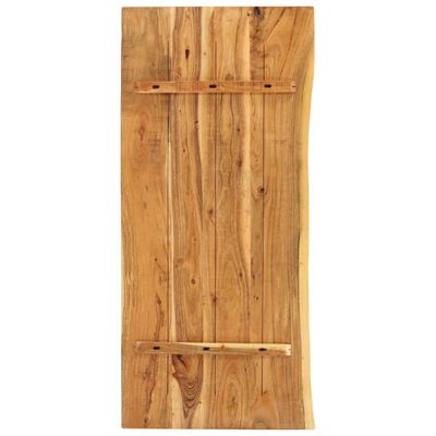 vidaXL Encimera para armario tocador madera maciza acacia 140x55x3,8cm