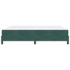 vidaXL Cama tipo Box Spring con colch&oacute;n Verde oscuro 180 x 210 cm tela