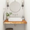 vidaXL Encimera de ba&ntilde;o rectangular madera maciza acacia 70x60x3,8 cm