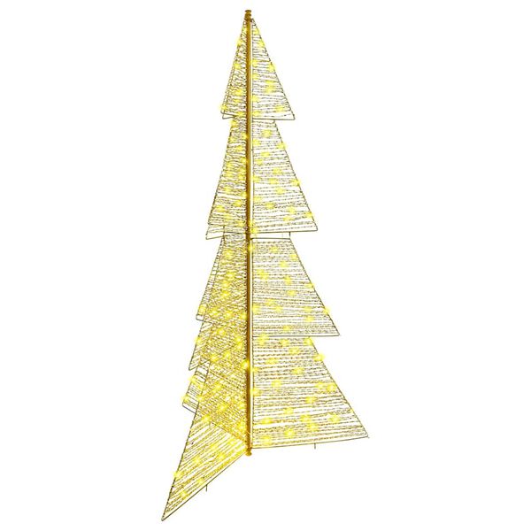 vidaXL &Aacute;rbol de Navidad con 240 LED C&aacute;lido 180 cm PET