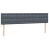 vidaXL Cama box spring con colch&oacute;n terciopelo gris oscuro 200x210 cm