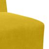 vidaXL Sof&aacute; modular sin brazos amarillo 55 cm terciopelo