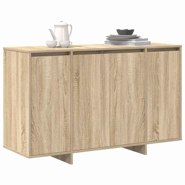 vidaXL Vitrina Roble Sonoma 120 x 41 x 75 cm Madera contrachapada