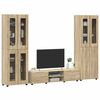vidaXL Conjunto de mueble de TV con caj&oacute;n FLORIN Roble Sonoma
