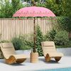 vidaXL Parasol Balin&eacute;s Rosa 185 x 185 x 260 cm Algod&oacute;n