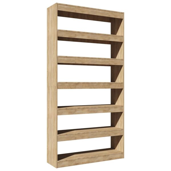 vidaXL Estantería madera contrachapada roble Sonoma 100x30x198 cm